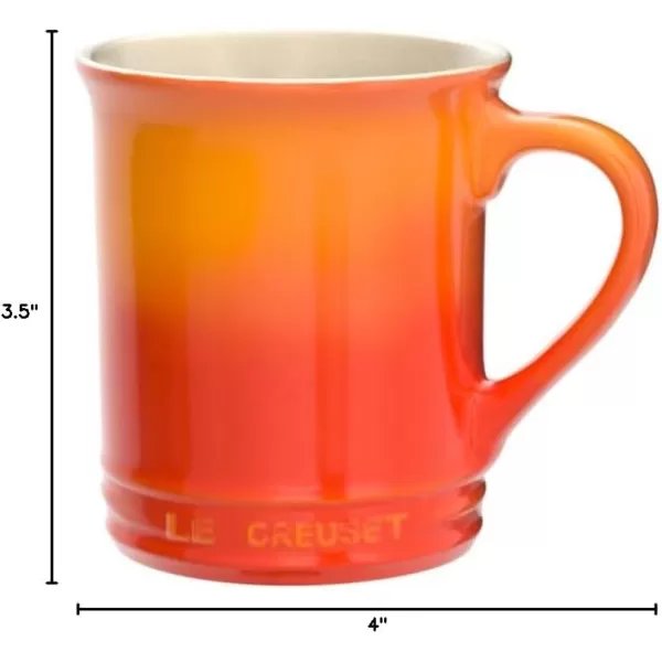 imageLe Creuset Stoneware Vancouver Mug 14 oz MarseilleFlame