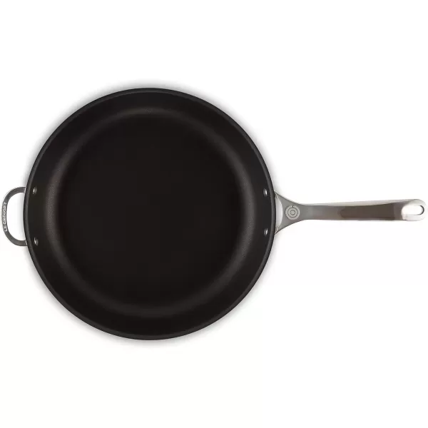 imageLe Creuset TriPly Stainless Steel 125quot Deep Fry Pan with Helper HandleNonstick