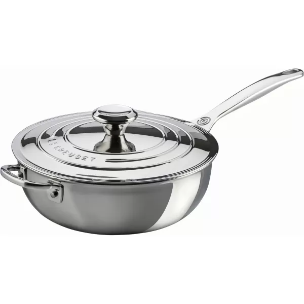 imageLe Creuset TriPly Stainless Steel 35 Quart Saucier PanStainless Steel