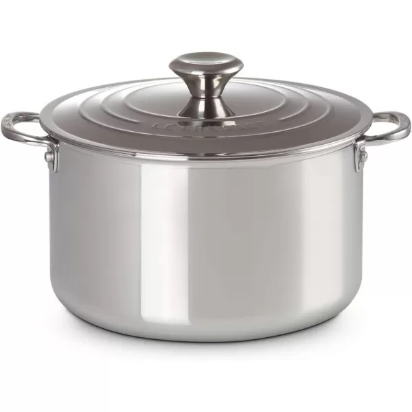 imageLe Creuset TriPly Stainless Steel 7 Quart Stockpot Medium7 Quarts