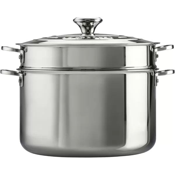 imageLe Creuset TriPly Stainless Steel 7 Quart Stockpot Medium9 Quarts