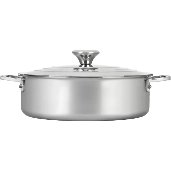 imageLe Creuset TriPly Stainless Steel Rondeau Pan 45 QuartStainless Steel
