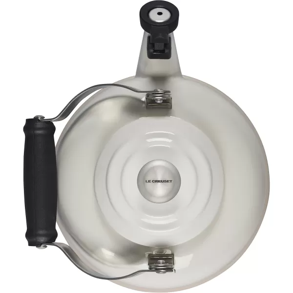 imageLe Creuset Whistling Tea Kettle with Metal Finishes 12 qt Stainless SteelMeringue