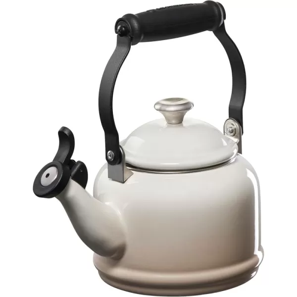 imageLe Creuset Demi Tea Kettle with Metal Finishes 17 qt Stainless SteelMeringue