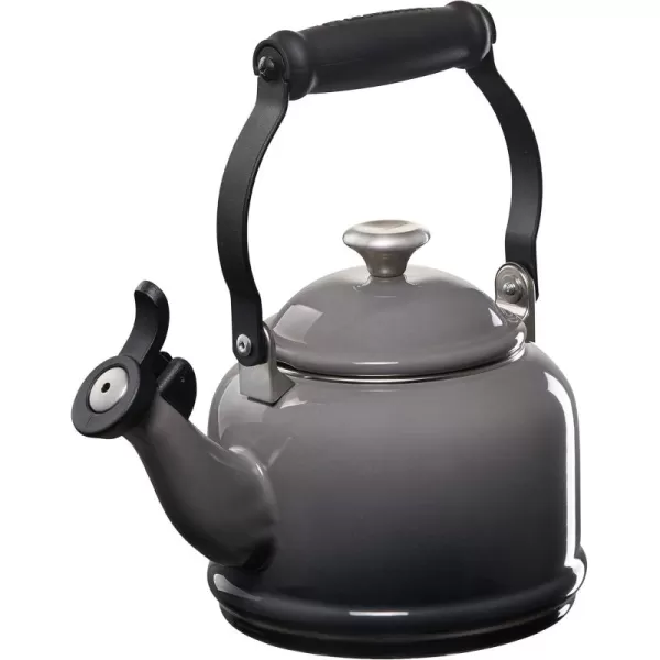 imageLe Creuset Demi Tea Kettle with Metal Finishes 17 qt Stainless SteelOyster