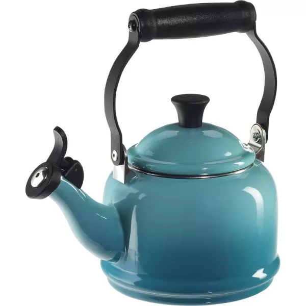 imageLe Creuset Stainless Steel Demi Tea Kettle 125 qtCaribbean