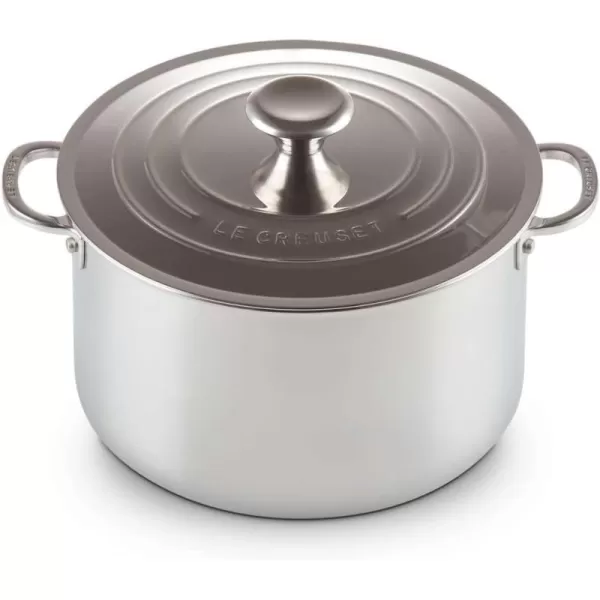 imageLe Creuset TriPly Stainless Steel 7 Quart Stockpot Medium7 Quarts