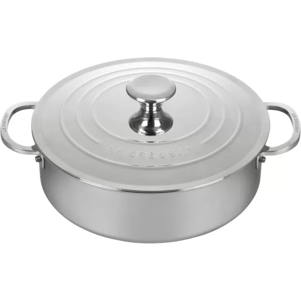 imageLe Creuset TriPly Stainless Steel Rondeau Pan 45 QuartStainless Steel