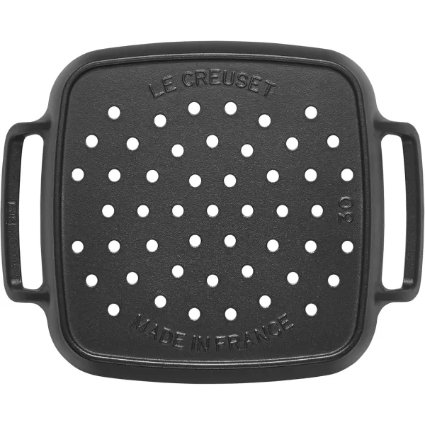 imageLe Creuset Alpine Outdoor Collection Enameled Cast Iron Skillet 10quotGrill Basket