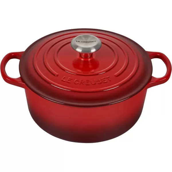 imageLe Creuset Enameled Cast Iron Signature Cookware Set 5 pc  WhiteCerise