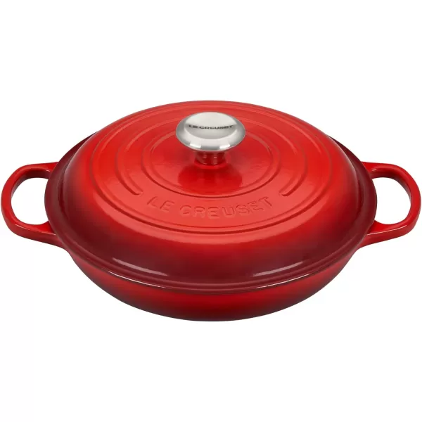 imageLe Creuset Enameled Cast Iron Signature Cookware Set 5 pc  WhiteCerise