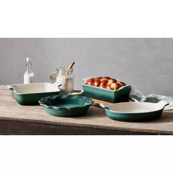 imageLe Creuset Stoneware 4 PC Heritage Bakeware Set CeriseShallot