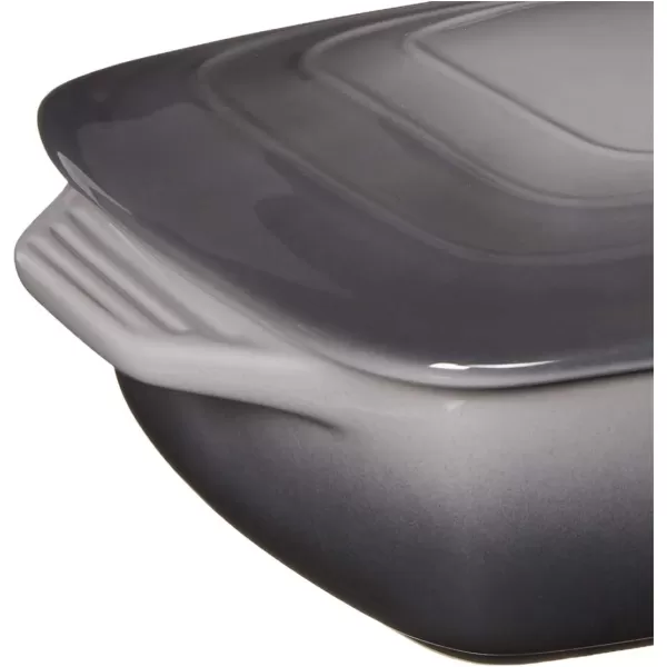 imageLe Creuset Stoneware Covered Rectangular Casserole 35 qt 125quot x 85quot Oyster