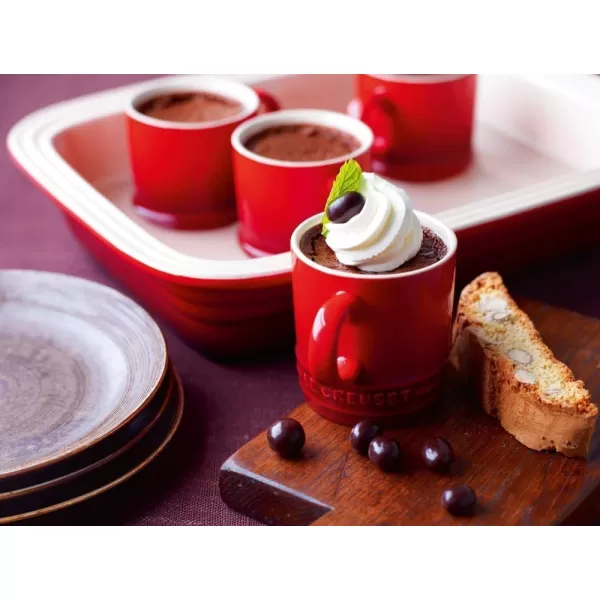 imageLe Creuset Stoneware Espresso Mug 3 oz CaribbeanCerise