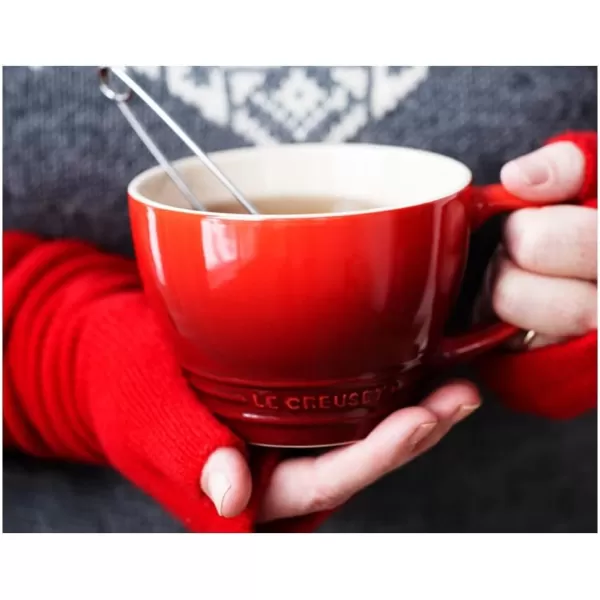 imageLe Creuset Stoneware Espresso Mug 3 oz CaribbeanCerise