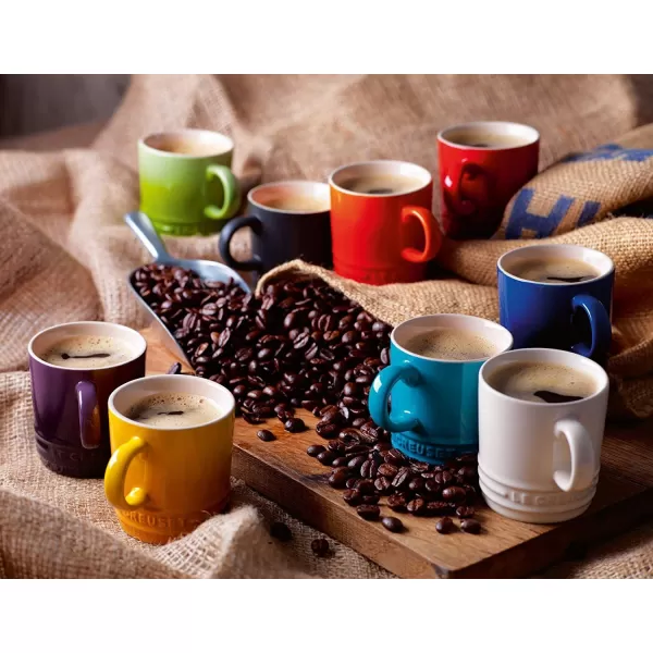 imageLe Creuset Stoneware Espresso Mug 3 oz CaribbeanCerise