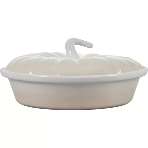 imageLe Creuset Stoneware Figural Pumpkin Baker with Lid 9quot MeringueMeringue