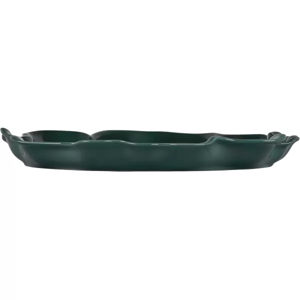 imageLe Creuset Stoneware Iris Serving Platter 14quot Sea SaltArtichaut