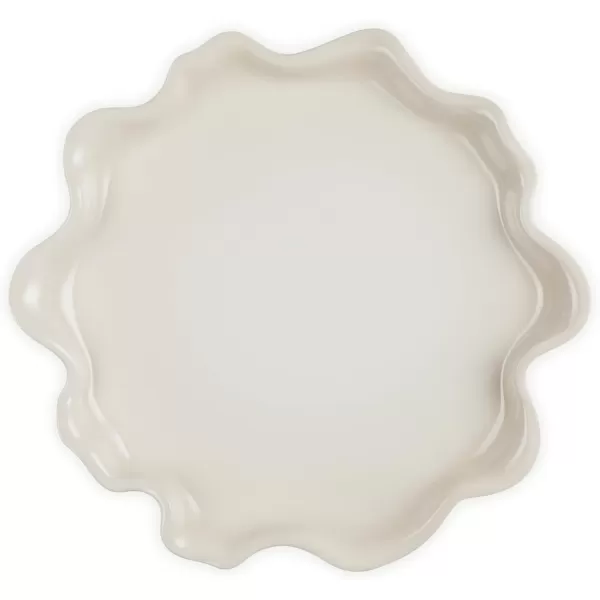 imageLe Creuset Stoneware Iris Serving Platter 14quot Sea SaltMeringue