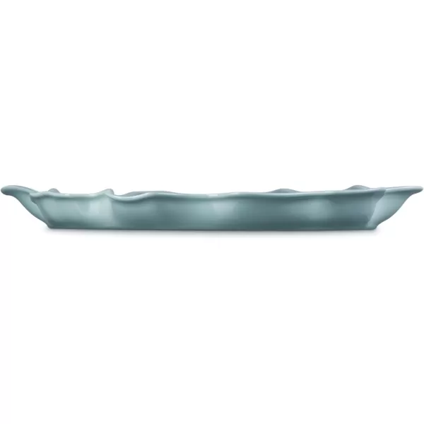 imageLe Creuset Stoneware Iris Serving Platter 14quot Sea SaltSea Salt