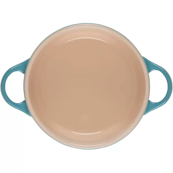 imageLe Creuset Stoneware Mini Round Cocotte 8 oz FlameCaribbean