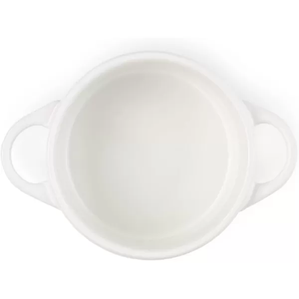 imageLe Creuset Stoneware Mini Round Cocotte 8 oz FlameMeringue