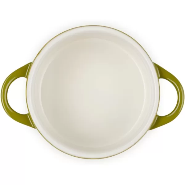 imageLe Creuset Stoneware Mini Round Cocotte 8 oz FlameOlive