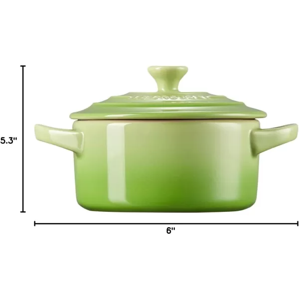 imageLe Creuset Stoneware Mini Round Cocotte 8 oz FlamePalm