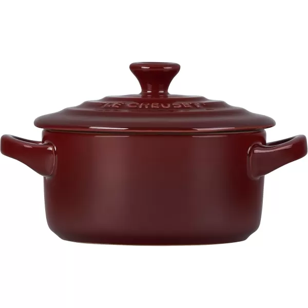 imageLe Creuset Stoneware Mini Round Cocotte 8 oz FlameRhone