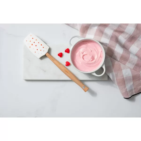 imageLe Creuset Stoneware Mini Round Cocotte 8 oz FlameWhite