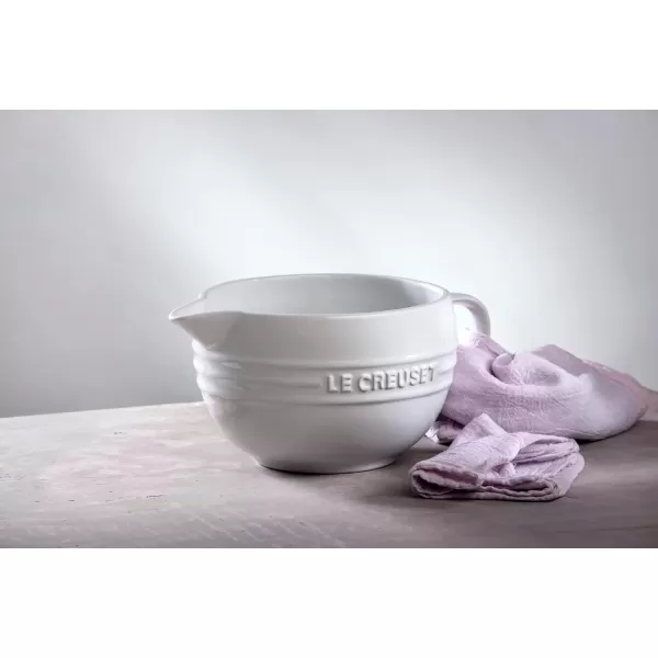 imageLe Creuset Stoneware Signature Batter Bowl 32qt ShallotSea Salt