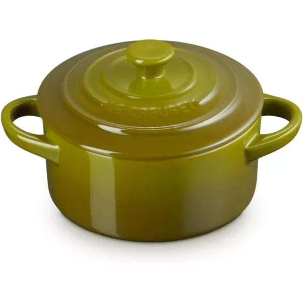 imageLe Creuset Stoneware Mini Round Cocotte 8 oz FlameOlive
