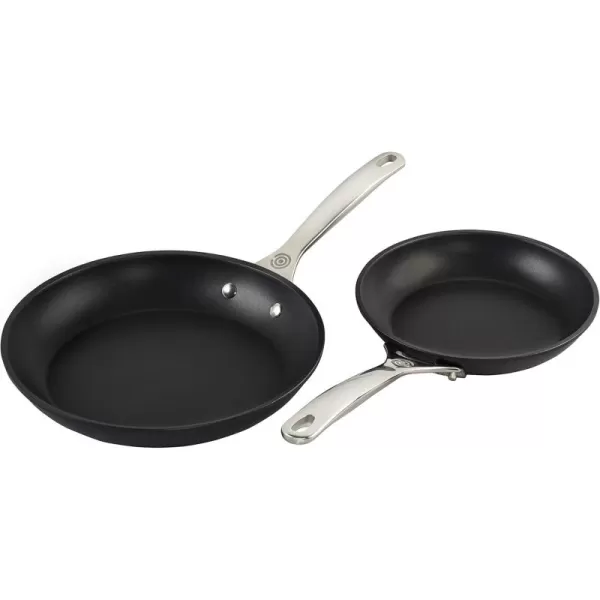 imageLe Creuset Toughened Nonstick PRO Cookware Set 2 pc 8quot ampamp 10quot Fry PanGraySmall