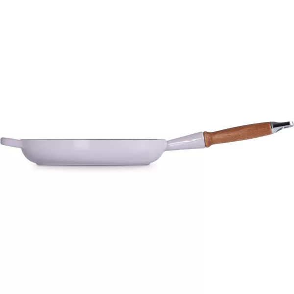 imageLe Creuset Enameled Cast Iron Alpine Wood Handle Fry Pan 1025quot LicoriceShallot