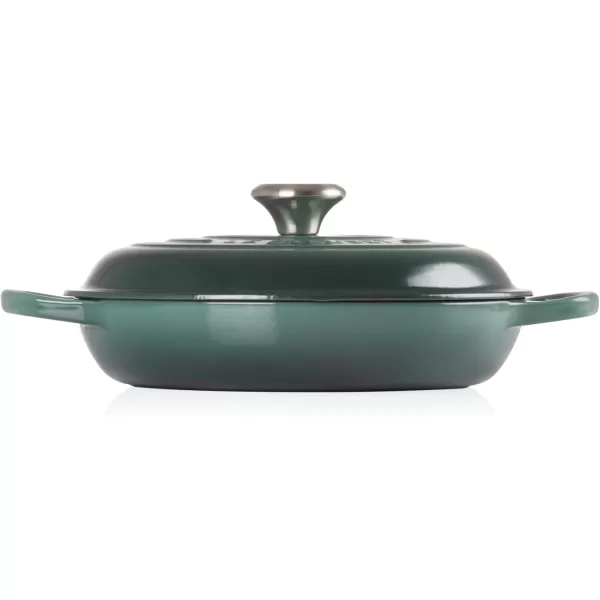 imageLe Creuset Enameled Cast Iron Signature Braiser 35 qt MarbleArtichaut