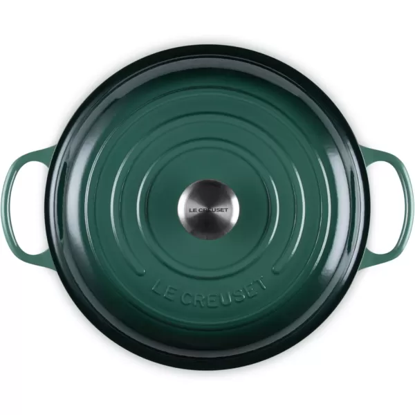 imageLe Creuset Enameled Cast Iron Signature Braiser 35 qt MarbleArtichaut