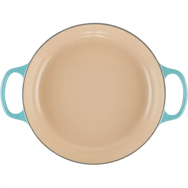 imageLe Creuset Enameled Cast Iron Signature Braiser 35 qt MarbleCaribbean