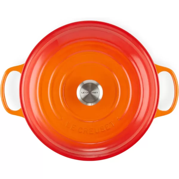 imageLe Creuset Enameled Cast Iron Signature Braiser 35 qt MarbleFlame
