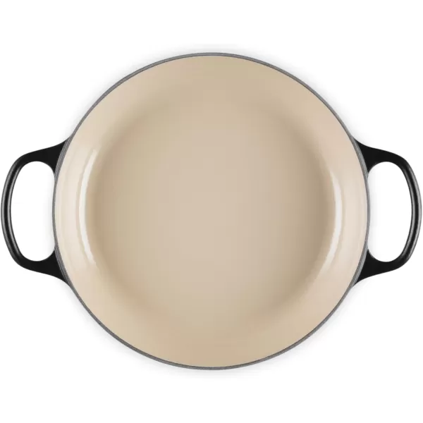 imageLe Creuset Enameled Cast Iron Signature Braiser 35 qt MarbleLicorice