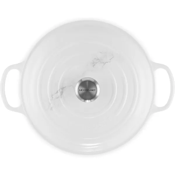 imageLe Creuset Enameled Cast Iron Signature Braiser 35 qt MarbleMarble