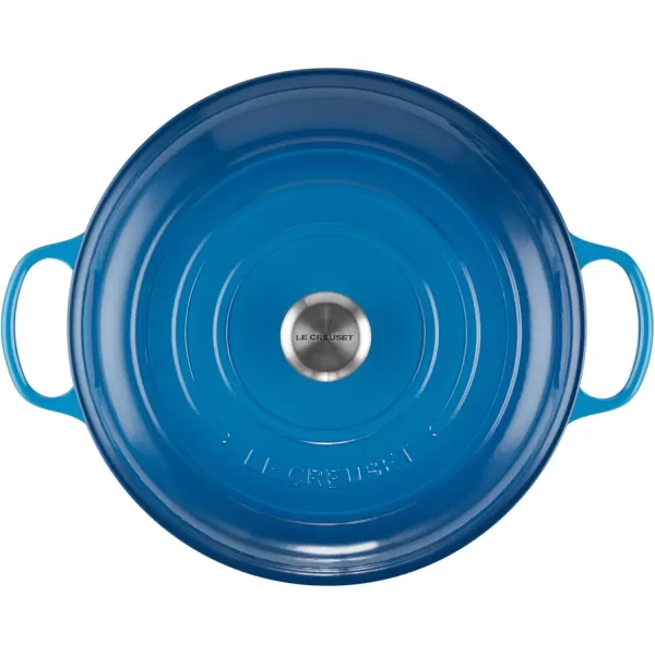imageLe Creuset Enameled Cast Iron Signature Braiser 35 qt MarbleMarseille