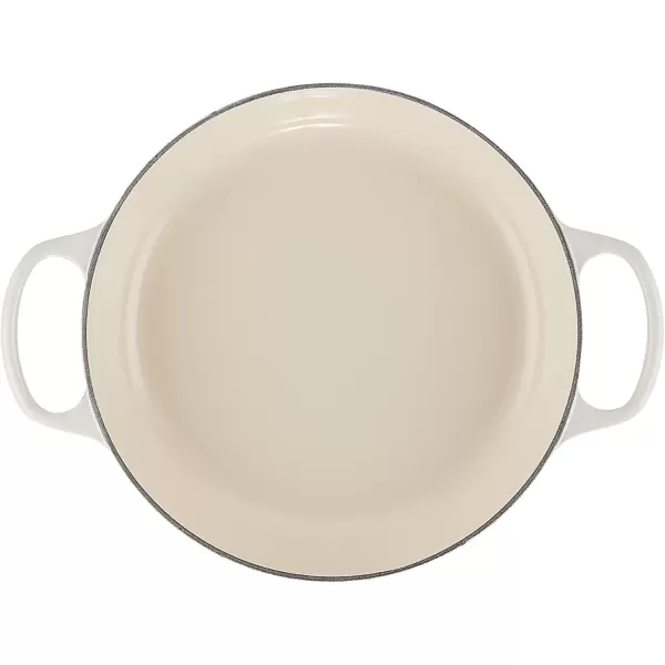 imageLe Creuset Enameled Cast Iron Signature Braiser 35 qt MarbleMeringue