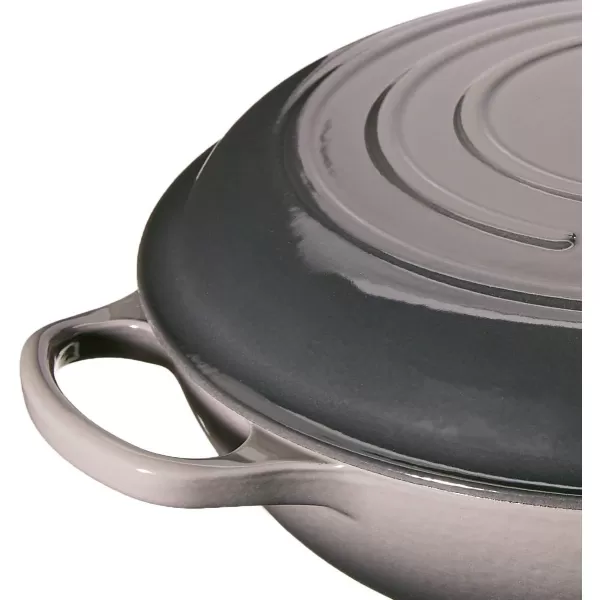 imageLe Creuset Enameled Cast Iron Signature Braiser 35 qt MarbleOyster