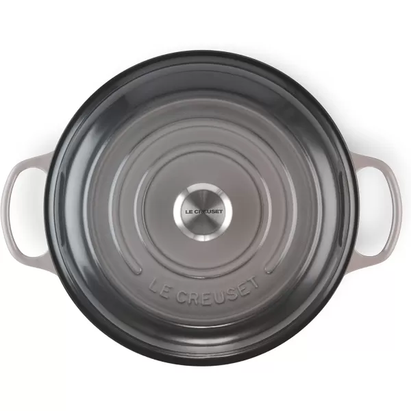imageLe Creuset Enameled Cast Iron Signature Braiser 35 qt MarbleOyster