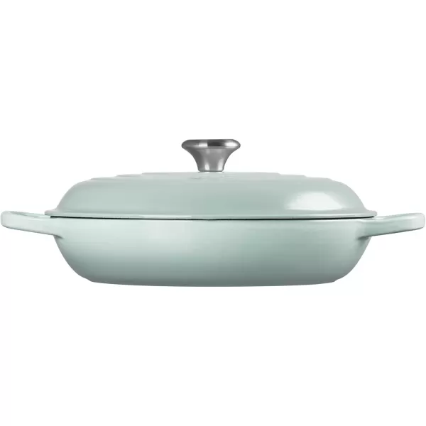 imageLe Creuset Enameled Cast Iron Signature Braiser 35 qt MarbleSea Salt