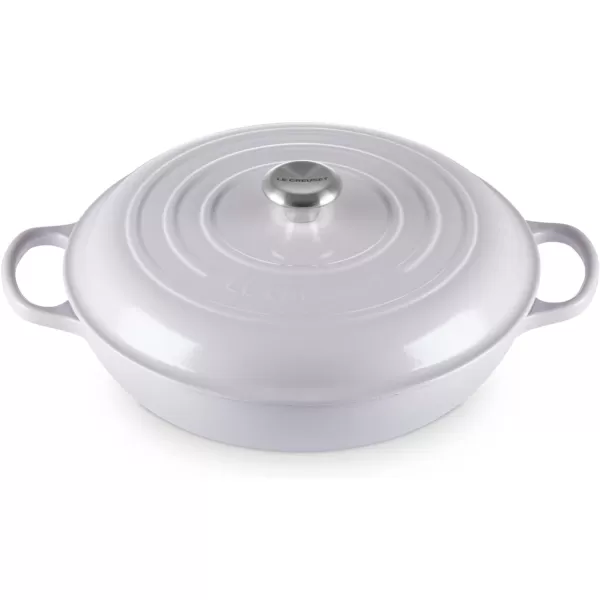 imageLe Creuset Enameled Cast Iron Signature Braiser 35 qt MarbleShallot