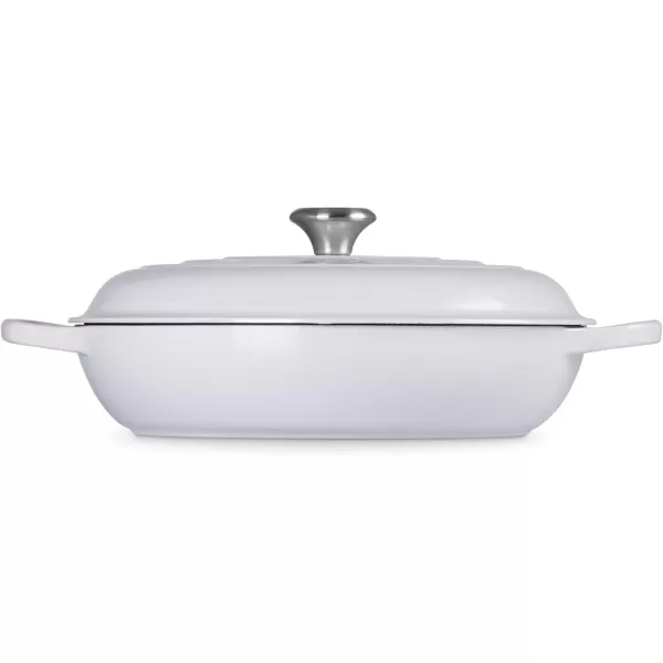 imageLe Creuset Enameled Cast Iron Signature Braiser 35 qt MarbleShallot