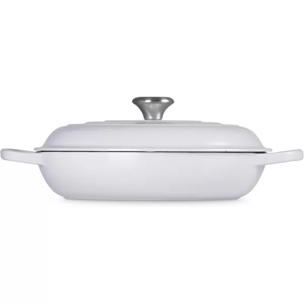 imageLe Creuset Enameled Cast Iron Signature Braiser 35 qt MarbleShallot