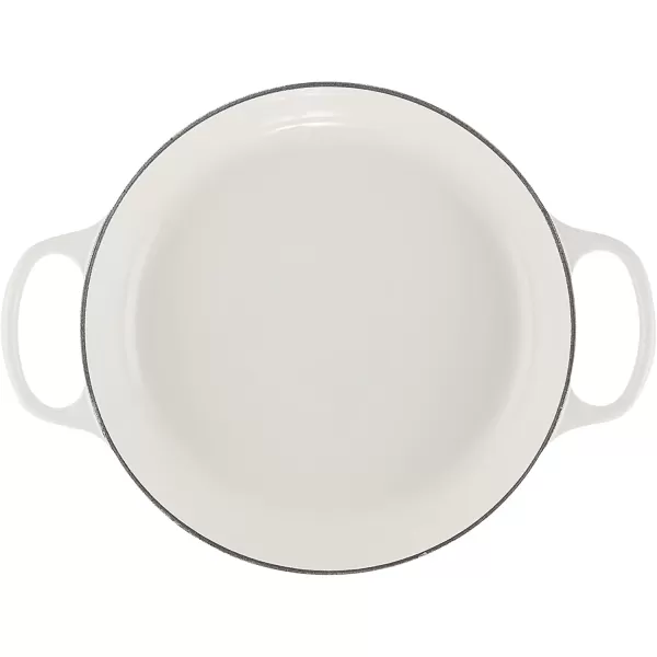 imageLe Creuset Enameled Cast Iron Signature Braiser 35 qt MarbleWhite