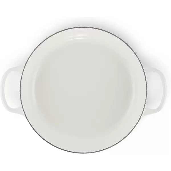 imageLe Creuset Enameled Cast Iron Signature Braiser 35 qt MarbleWhite